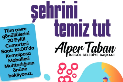 İnegöl Belediyesi’nden Çevre Temizlik Etkinliği
