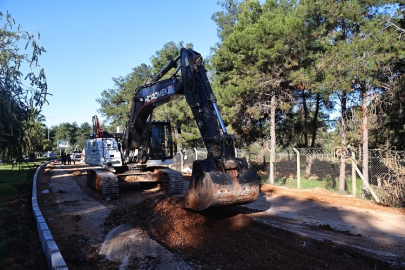 Antalya Büyükşehir'den Kardeş Kentler Caddesi’nde çalışma