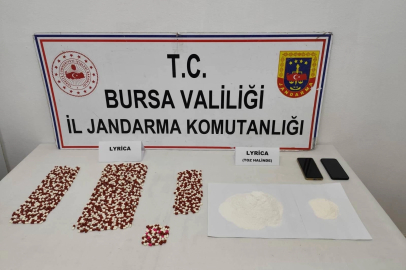 Bursa Yenişehir'de sentetik ecza ele geçirildi